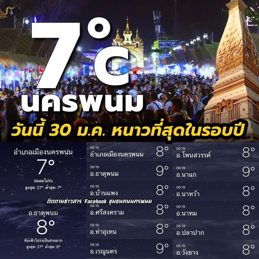 Happy Space วิลล่าทั้งหลัง 2นอน 2น้ำ ฟรี Wifi จอดรถ Накхонпханом Екстер'єр фото